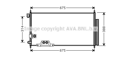 AVA QUALITY COOLING Конденсатор, кондиционер HD5239